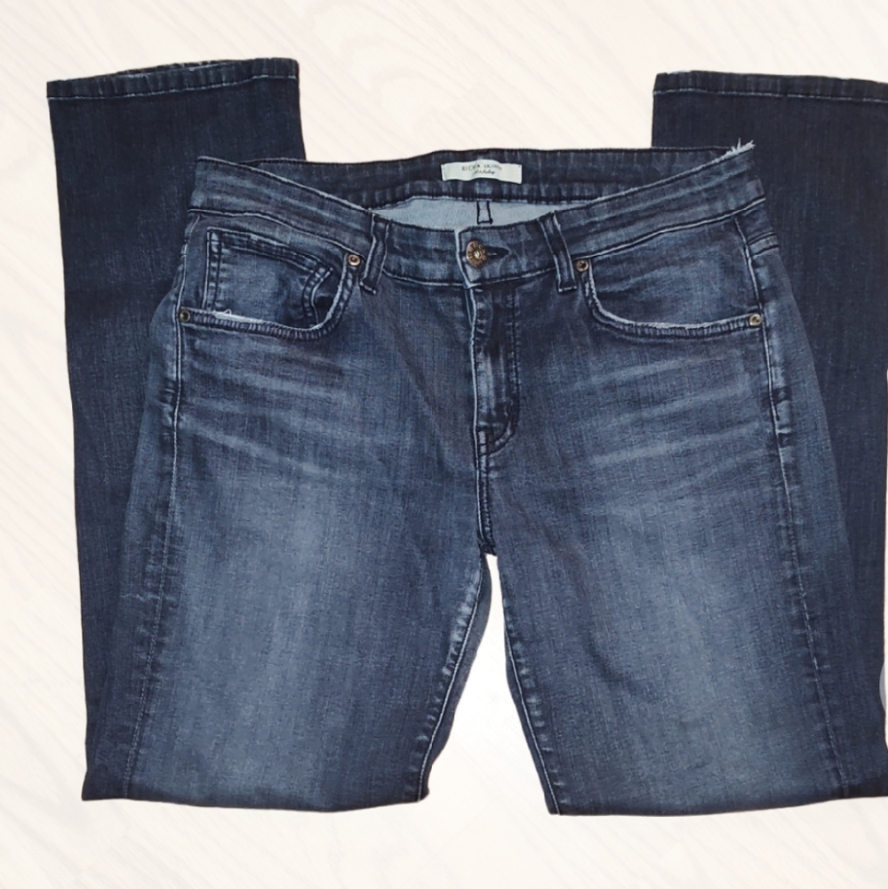 Rich & Skinny Women's Worn Royal Denim Skinny Jeans Size 28